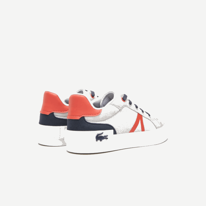 gris claro rojo 15c VVL0A3061 niños Lacoste zapatillas l004 textil