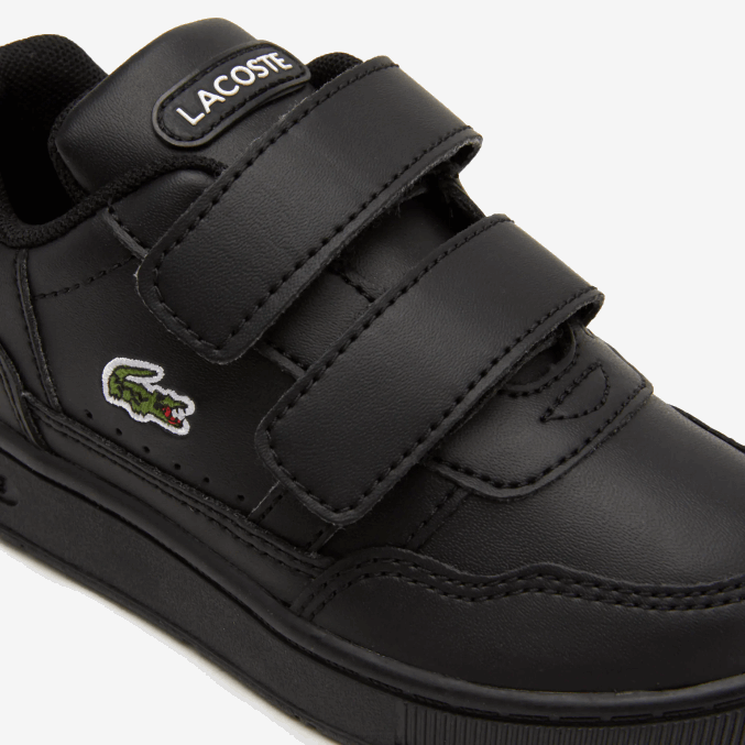 negro 02h VVL0A2934 infantes Lacoste tenis sintéticos con clip en T