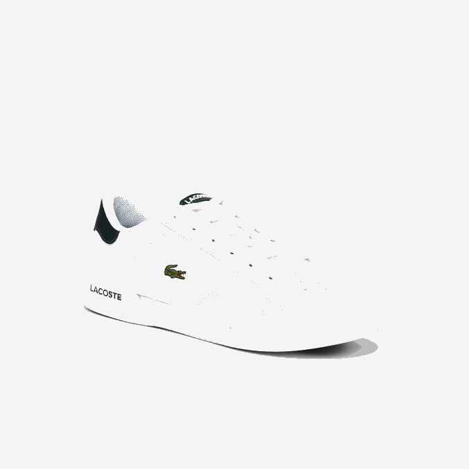 blanco y verde oscuro 1r5 VVL0A3320 juniors Lacoste tenis sintéticos Twin Serve